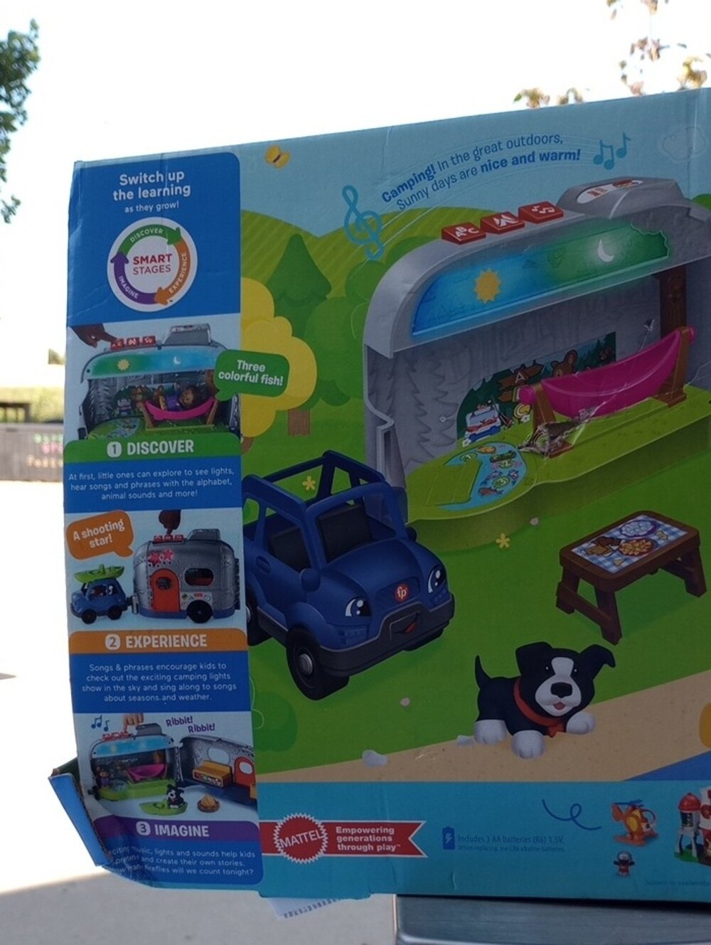 Fisher-Price Little People Light-Up Learning Camper - Blue, Silver & Red - Picture 7 of 15